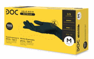 Guanti in nitrile NERO